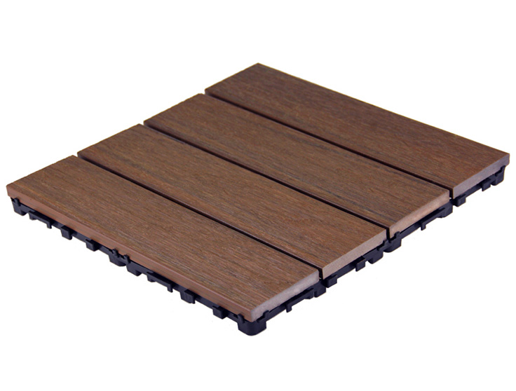 Easy Installation Capped Composite Decking Tile